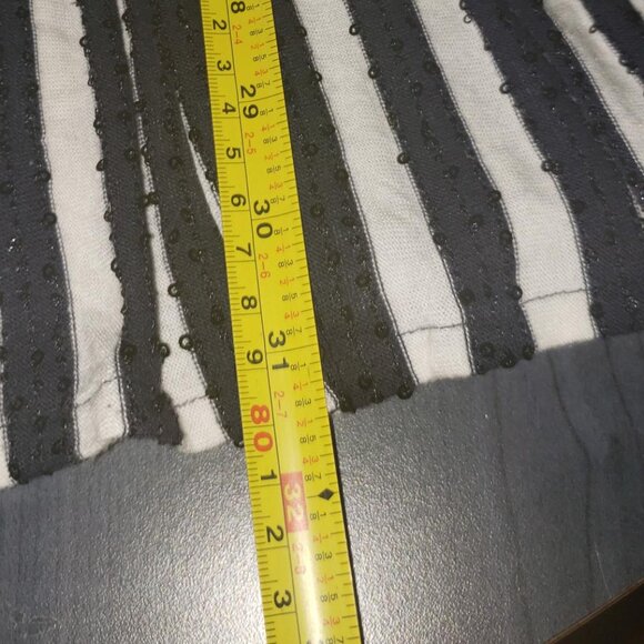 Striped mini drop waist pleated dress size 2 - Picture 7 of 8